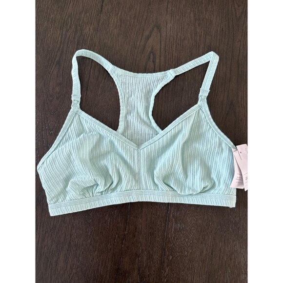 Auden Nursing Bralette size XS X-Small, Green, unlined Racerback - Picture 2 of 7
